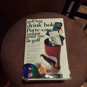 Golf Bag Drink holder clip on insulated
